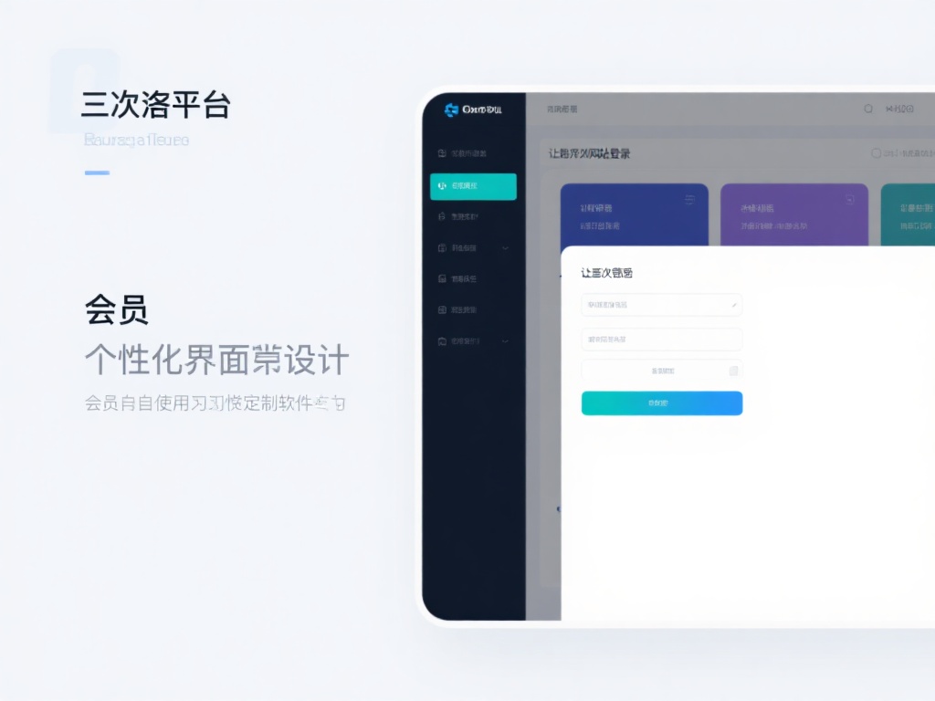 此外，平台还提供了个性化界面设计方案，会员可以根据