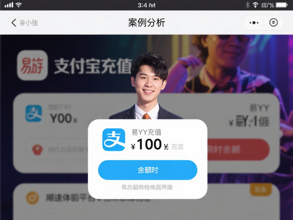 案例分析：&nbsp;用户小张喜欢通过支付宝充值，在易游YY